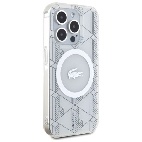 Lacoste LCHMP15LUBSH iPhone 15 Pro 6.1" farine hardcase IML Blend Monogram MagSafe