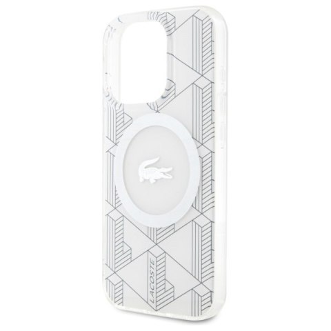 Lacoste LCHMP15LUBSH iPhone 15 Pro 6.1" farine hardcase IML Blend Monogram MagSafe