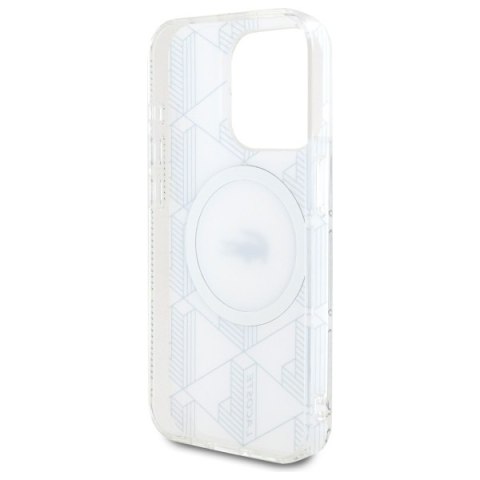 Lacoste LCHMP15LUBSH iPhone 15 Pro 6.1" farine hardcase IML Blend Monogram MagSafe