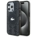 Lacoste LCHMP15LUBSK iPhone 15 Pro 6.1" czarny/black hardcase IML Blend Monogram MagSafe