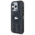 Lacoste LCHMP15LUBSK iPhone 15 Pro 6.1" czarny/black hardcase IML Blend Monogram MagSafe