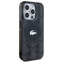 Lacoste LCHMP15LUBSK iPhone 15 Pro 6.1" czarny/black hardcase IML Blend Monogram MagSafe