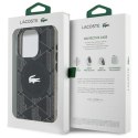 Lacoste LCHMP15LUBSK iPhone 15 Pro 6.1" czarny/black hardcase IML Blend Monogram MagSafe