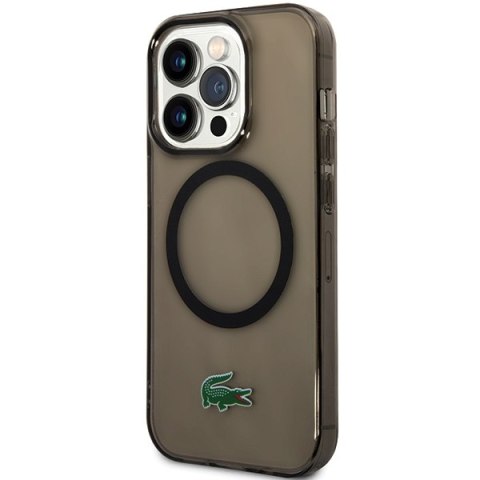 Lacoste LCHMP15LULOK iPhone 15 Pro 6.1" czarny/black hardcase Transparent MagSafe