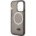 Lacoste LCHMP15LULOK iPhone 15 Pro 6.1" czarny/black hardcase Transparent MagSafe