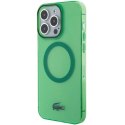 Lacoste LCHMP15LULON iPhone 15 Pro 6.1" zielony/green hardcase Transparent MagSafe