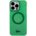 Lacoste LCHMP15LULON iPhone 15 Pro 6.1" zielony/green hardcase Transparent MagSafe