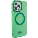 Lacoste LCHMP15LULON iPhone 15 Pro 6.1" zielony/green hardcase Transparent MagSafe