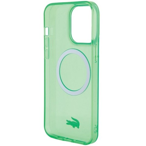 Lacoste LCHMP15LULON iPhone 15 Pro 6.1" zielony/green hardcase Transparent MagSafe