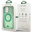 Lacoste LCHMP15LULON iPhone 15 Pro 6.1" zielony/green hardcase Transparent MagSafe