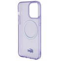 Lacoste LCHMP15LULOU iPhone 15 Pro 6.1" purpurowy/purple hardcase Transparent MagSafe