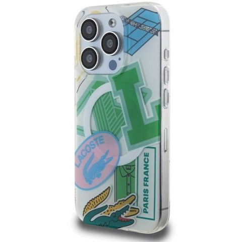 Lacoste LCHMP15LUPAN iPhone 15 Pro 6.1" zielony/green hardcase Double Layer Patch MagSafe