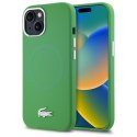 Lacoste LCHMP15SSMAN iPhone 15 6.1" zielony/estragon hardcase Silicone Croco Logo MagSafe