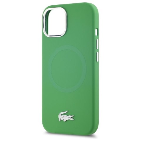 Lacoste LCHMP15SSMAN iPhone 15 6.1" zielony/estragon hardcase Silicone Croco Logo MagSafe