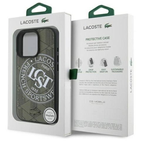 Lacoste LCHMP16XPSWB iPhone 16 Pro Max 6.9" zielony/khaki hardcase Mono Sportswear MagSafe