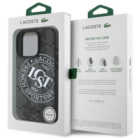 Lacoste LCHMP16XPSWK iPhone 16 Pro Max 6.9" czarny/black hardcase Mono Sportswear MagSafe