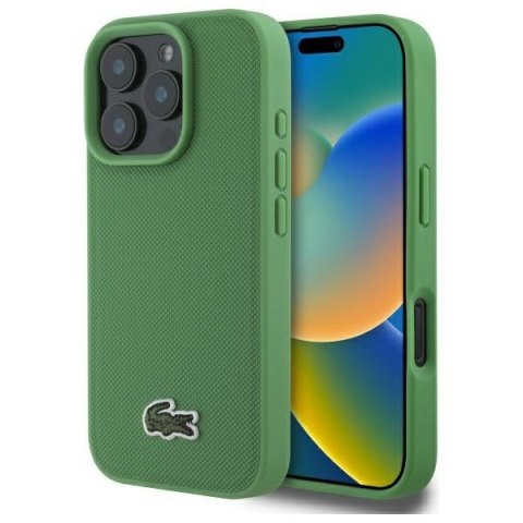 Lacoste LCHMP16XPVCN iPhone 16 Pro Max6.9" zielony/green hardcase Iconic Petit Pique MagSafe