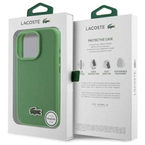 Lacoste LCHMP16XPVCN iPhone 16 Pro Max6.9" zielony/green hardcase Iconic Petit Pique MagSafe