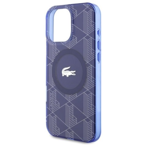 Lacoste LCHMP16XUBSV iPhone 16 Pro Max 6.9" granatowy/navy hardcase IML Blend Monogram MagSafe