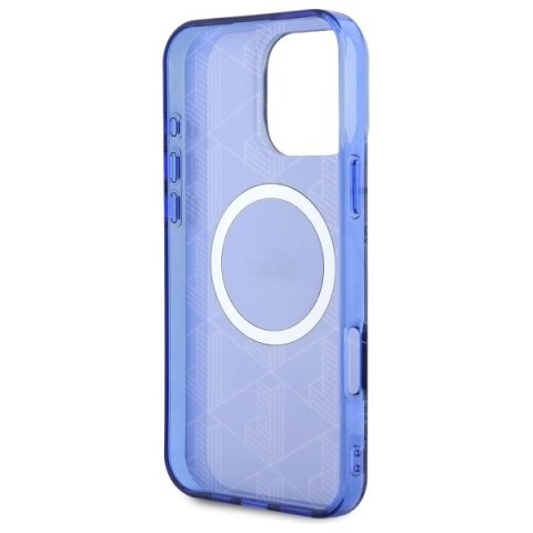 Lacoste LCHMP16XUBSV iPhone 16 Pro Max 6.9" granatowy/navy hardcase IML Blend Monogram MagSafe
