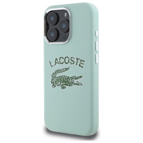 Lacoste LCHMP16XUCRA iPhone 16 Pro Max 6.9" amande hardcase Silicone Cracked Logo MagSafe