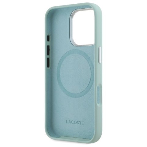 Lacoste LCHMP16XUCRA iPhone 16 Pro Max 6.9" amande hardcase Silicone Cracked Logo MagSafe