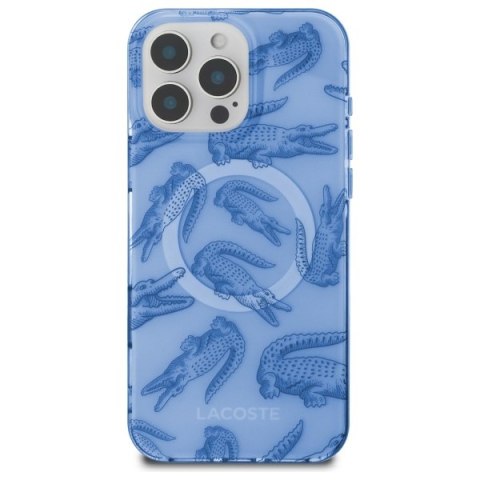 Lacoste LCHMP16XUOCB iPhone 16 Pro Max 6.9" jasno niebieski/light blue hardcase IML Croc MagSafe