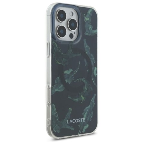 Lacoste LCHMP16XUPAK iPhone 16 Pro Max 6.9" czarny/black hardcase IML Painting MagSafe