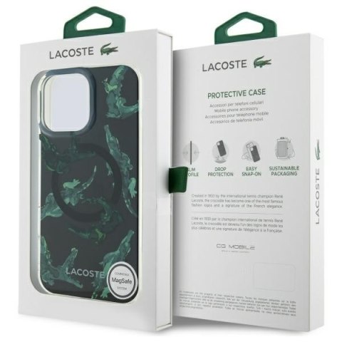 Lacoste LCHMP16XUPAK iPhone 16 Pro Max 6.9" czarny/black hardcase IML Painting MagSafe