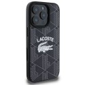 Lacoste LCHMP16LPIGK iPhone 16 Pro 6.3"czarny/black hardcase Monogram Vintage Logo MagSafe