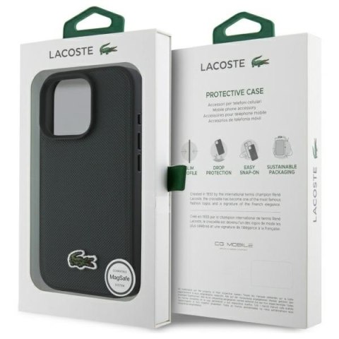 Lacoste LCHMP16LPVCE iPhone 16 Pro 6.3"zielony/green hardcase Iconic Petit Pique