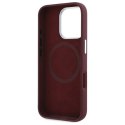 Lacoste LCHMP16LSMAR iPhone 16 Pro 6.3" bordeaux hardcase Silicone Croco Logo MagSafe