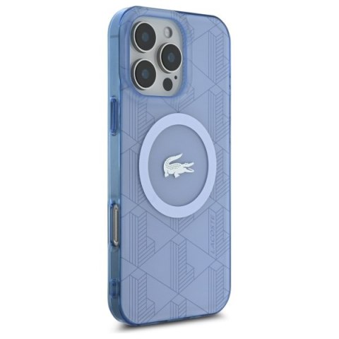 Lacoste LCHMP16LUBSLB iPhone 16 Pro 6.3" jasno niebieski/ light blue hardcase IML Blend Monogram MagSafe