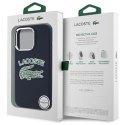 Lacoste LCHMP16LUCRV iPhone 16 Pro 6.3" granatowy/marine hardcase Silicone Cracked Logo MagSafe