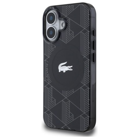 Lacoste LCHMP16MUBSK iPhone 16 Plus 6.7" czarny/black hardcase IML Blend Monogram MagSafe