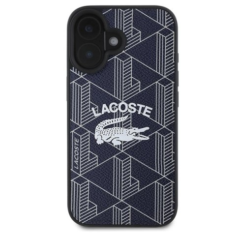 Lacoste LCHMP16SPIGV iPhone 16 6.1"granatowy/navy hardcase Monogram Vintage Logo MagSafe