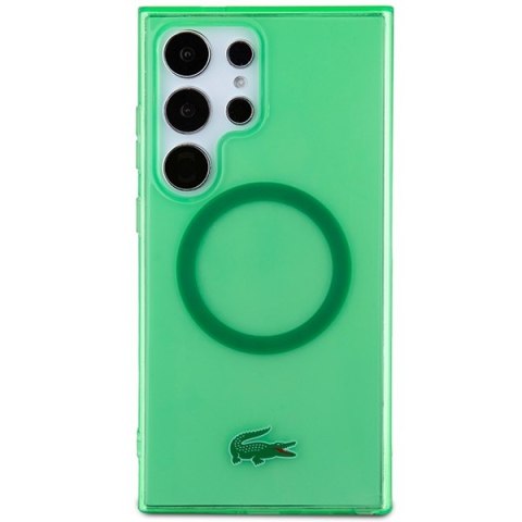 Lacoste LCHMS24LULON S24 Ultra S928 zielony/green hardcase Transparent MagSafe