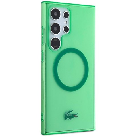 Lacoste LCHMS24LULON S24 Ultra S928 zielony/green hardcase Transparent MagSafe
