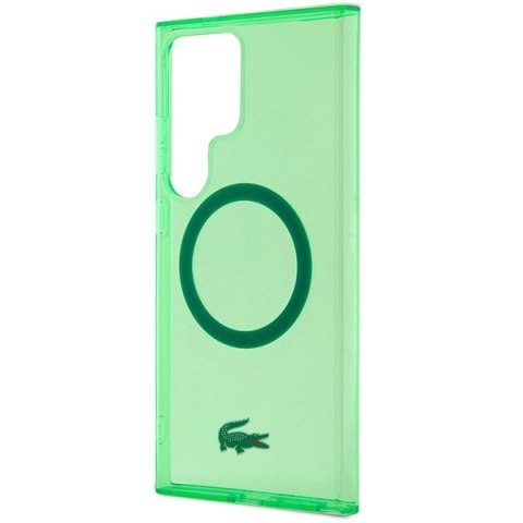 Lacoste LCHMS24LULON S24 Ultra S928 zielony/green hardcase Transparent MagSafe