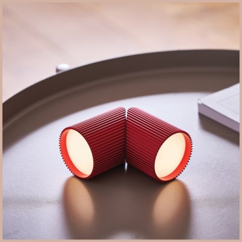 Lampki magnetyczne Lexon Ray Light czerwony/sanguine red