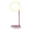 Lexon Bubble Lamp Lampa LED z ładowarkąindukcyjną 15W jasnoróżowy/light pink LH70LP