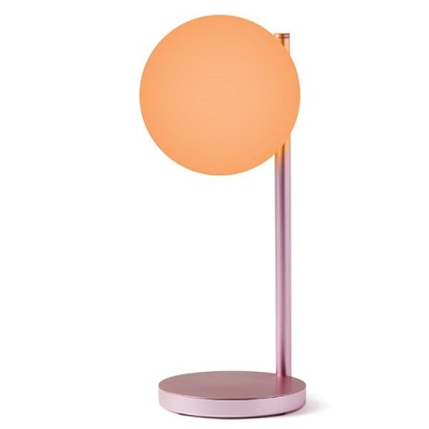 Lexon Bubble Lamp Lampa LED z ładowarkąindukcyjną 15W jasnoróżowy/light pink LH70LP