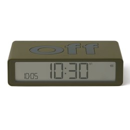 Lexon Flip Classic Budzik dwustronnykhaki LR157K9