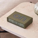 Lexon Flip Classic Budzik dwustronnykhaki LR157K9