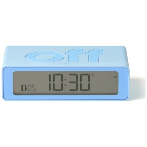 Lexon Flip Mini Budzik dwustronny jasnoniebieski/light blue LR158LB1