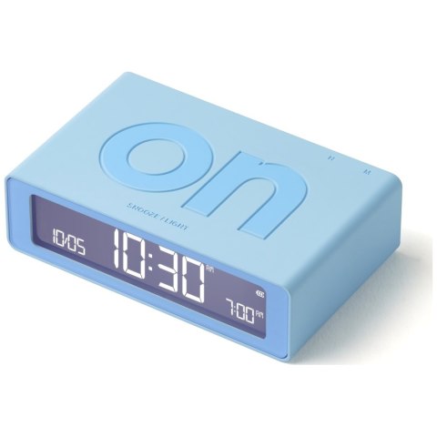 Lexon Flip Mini Budzik dwustronny jasnoniebieski/light blue LR158LB1