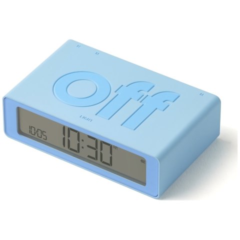 Lexon Flip Mini Budzik dwustronny jasnoniebieski/light blue LR158LB1
