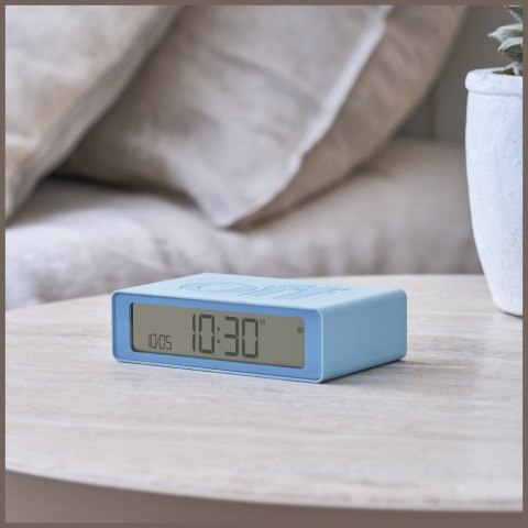 Lexon Flip Mini Budzik dwustronny jasnoniebieski/light blue LR158LB1