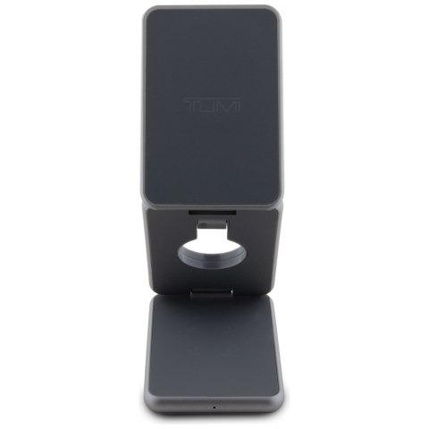 Ładowarka indukcyjna TUMI składana 3w1 15W + pokrowiec szary