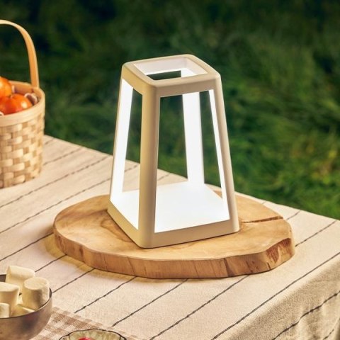 Lexon Lantern Lampa LED z ładowarkąindukcyjną biała/white LH94W